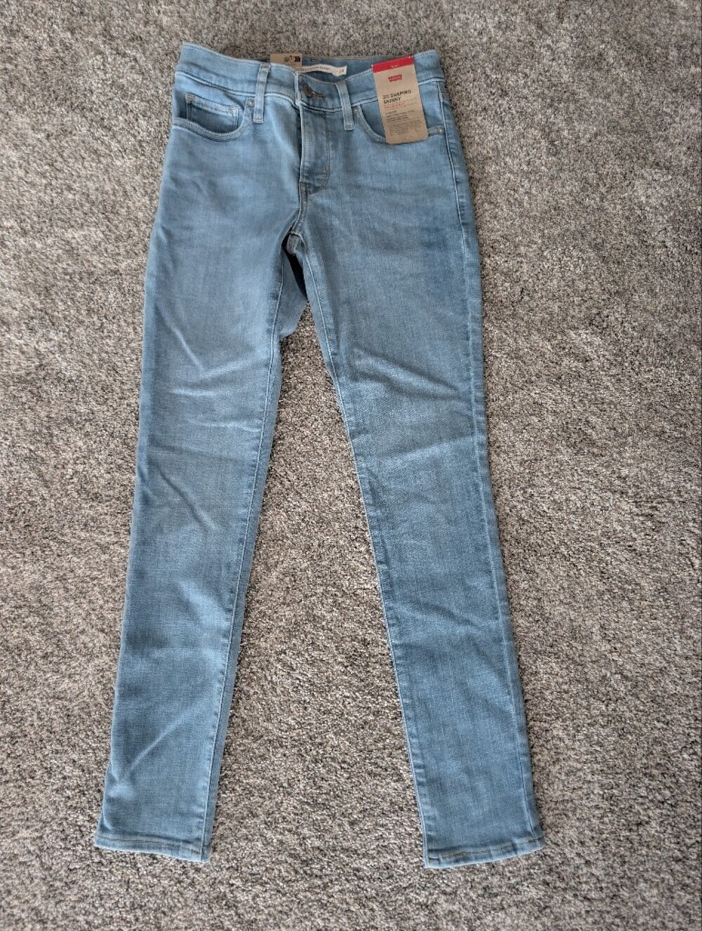 Women’s Light Blue Straight-Leg Jeans